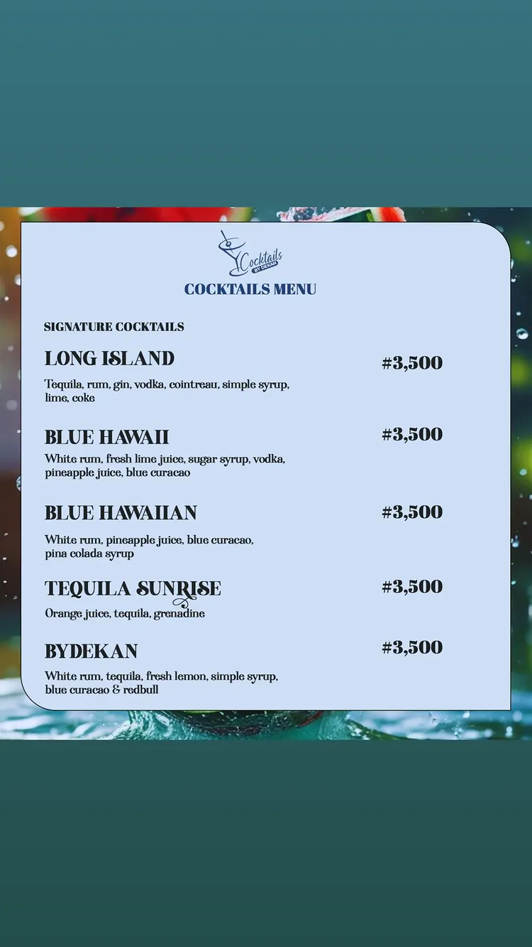 Menu flyer 1